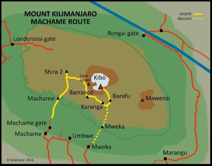 Kilimanjaro Trekking - Machame Route "Whiskey - Route" tour offer cover