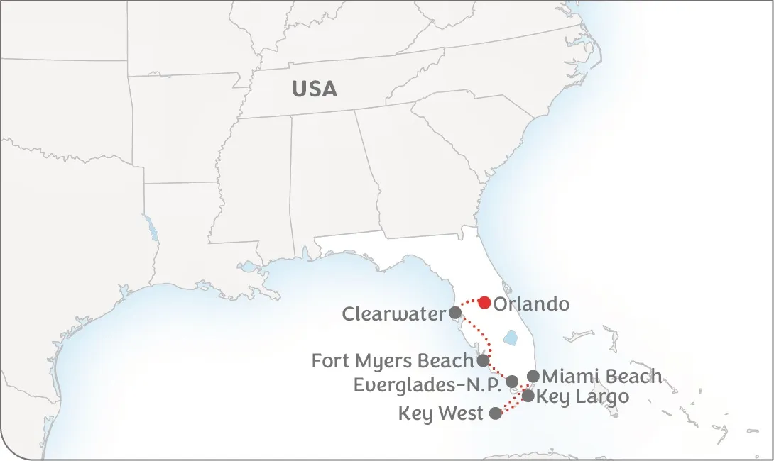 Mietwagenrundreise Erlebnis Florida