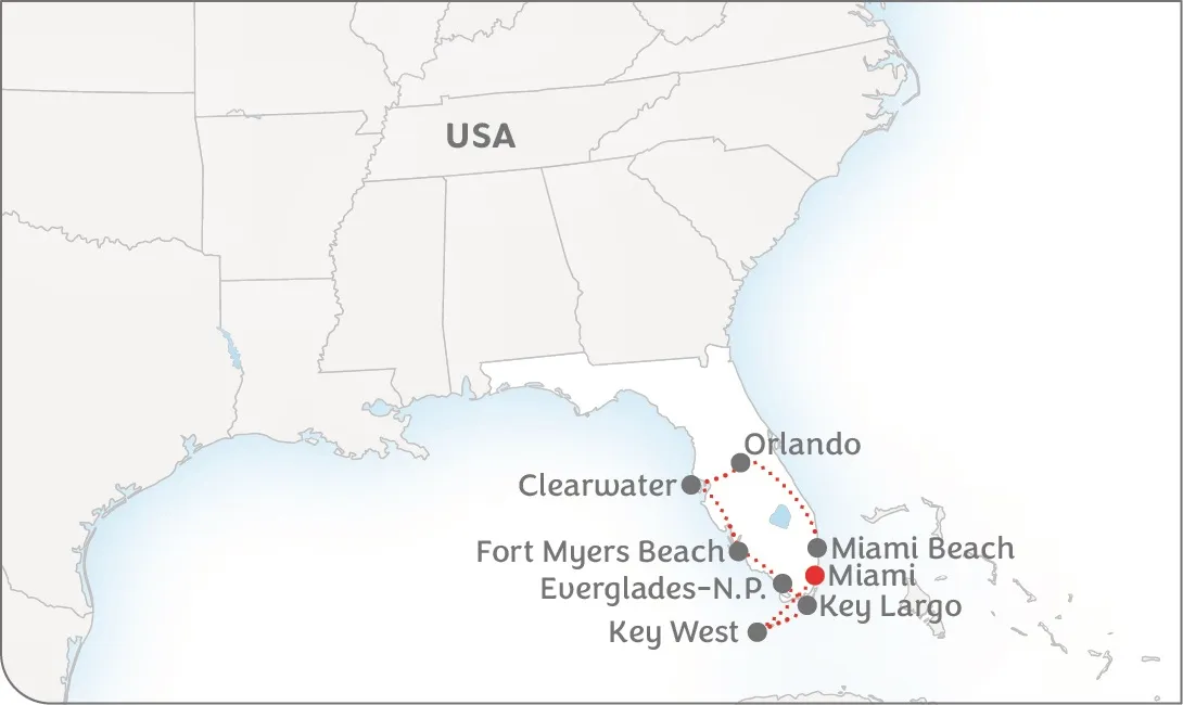 Mietwagenrundreise Florida Kompakt