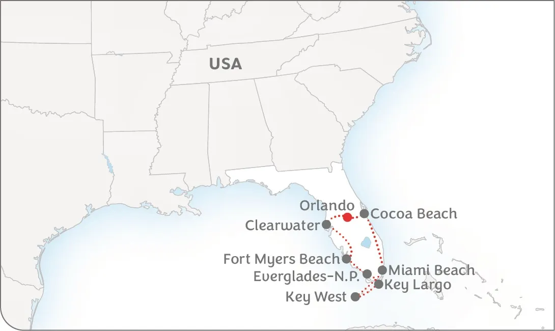 Mietwagenrundreise Intensives Florida