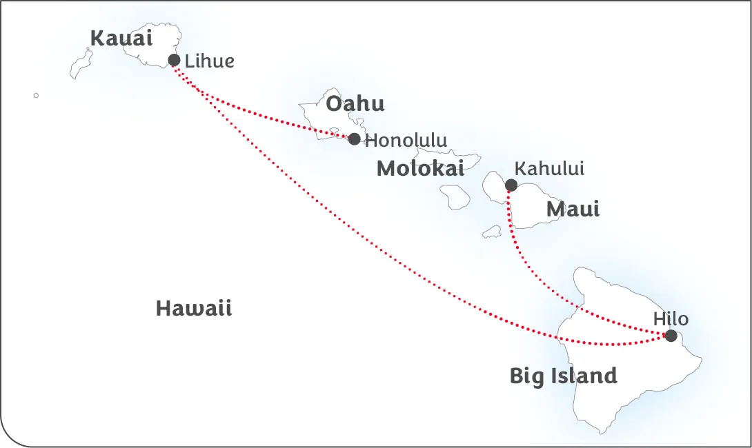 Mietwagenrundreise Traumhaftes Hawaii