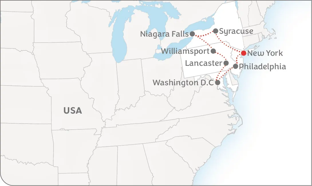 Mietwagenrundreise Nordosten Highlights