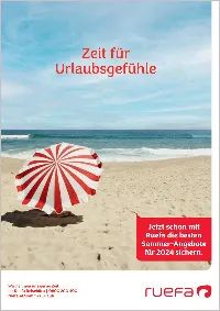 Frühbucherangebote catalogue cover