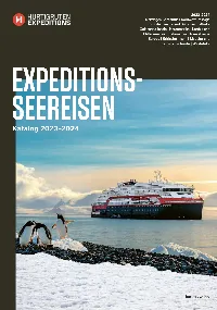 Hurtigruten Expeditions-Seereisen catalogue cover