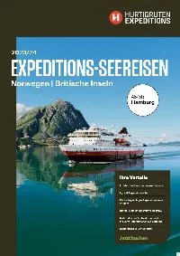 Hurtigruten Norwegen & Britische Inseln catalogue cover