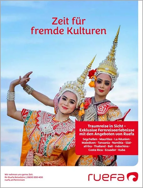 Angebotsflyer Fernreisen catalogue cover