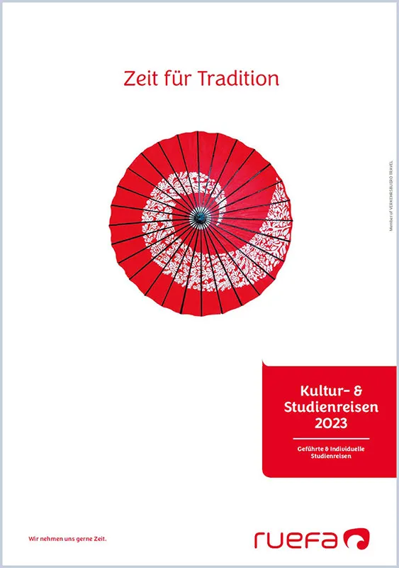 Kultur- und Studienreisen 2023 catalogue cover